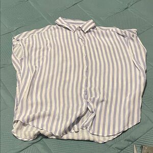 Ripe White and Light Blue Striped Shirt